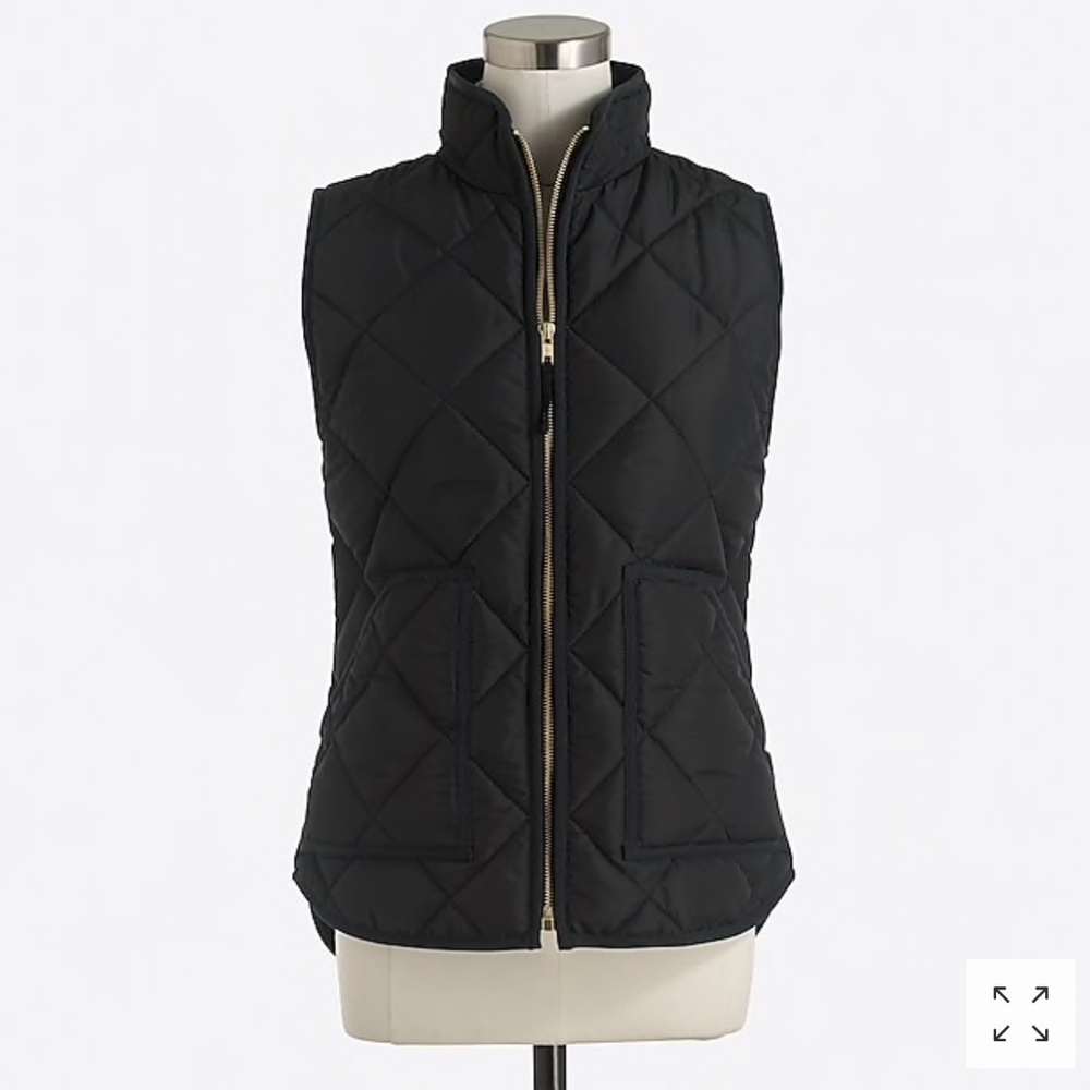 J crew quilted vest